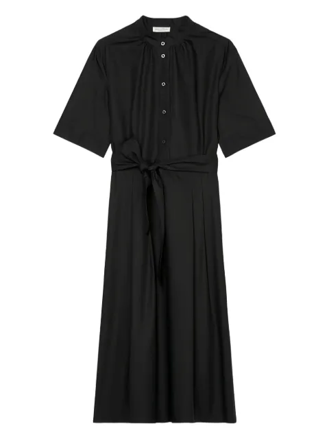Marc O'Polo button-down belted midi dress Black 403104121355990