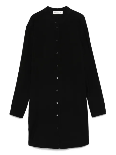 Marc O'Polo button-front dress Black 310107221323990