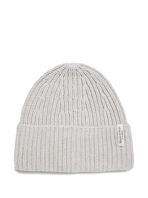 Marc O'Polo cable-knit beanie Grey 410517901209