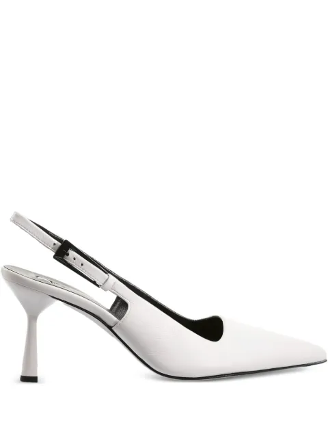Hogl Ruby pointed-toe slingback pumps White 71179060200