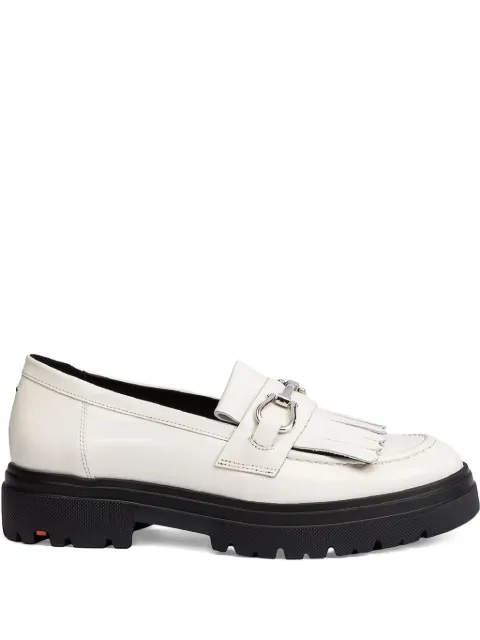 Lloyd fringed leather loafers White 1480621
