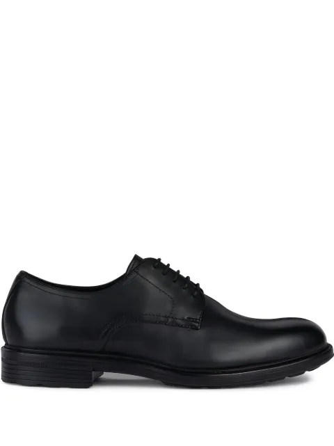 Geox Wlak Pleasure leather lace-up shoes Black U45CGB00043C9999