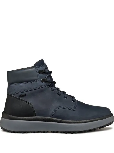 Geox Granito + Grip ABX lace-up platform boots Blue U36FZC0FF50