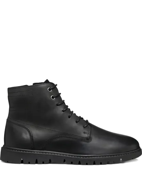 Geox Ghiacciaio lace-up zip boots Black U36DGD000CLC9999