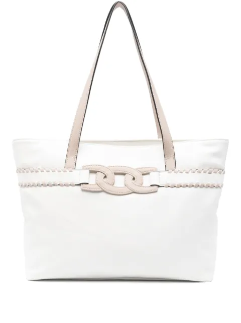 ARA Mona chain-link detail shoulder bag White 1621806