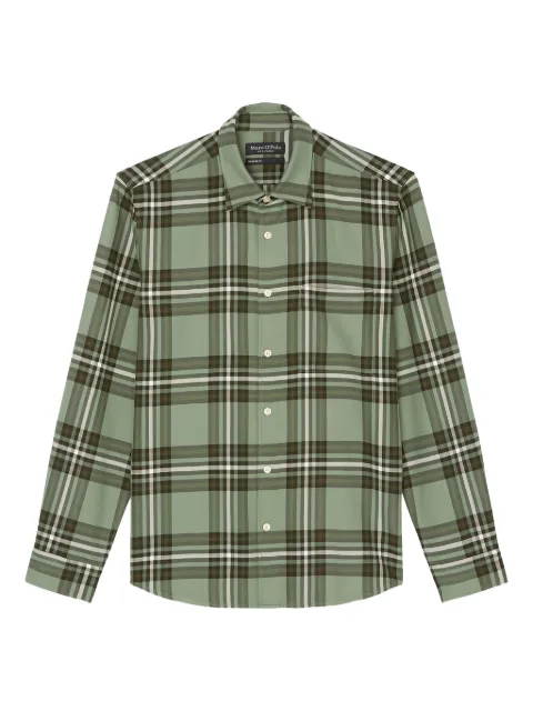 Marc O'Polo plaid long-sleeve shirt Green 520732042090