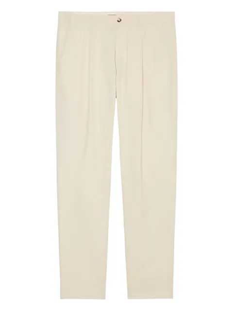 Marc O'Polo pleat-detailed trousers Neutrals 323018610288715