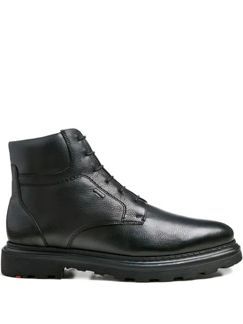 Lloyd Vine textured leather lace-up boots Black 2353100