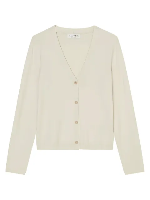 Marc O'Polo button-front V-neck cardigan Neutrals 409511861285