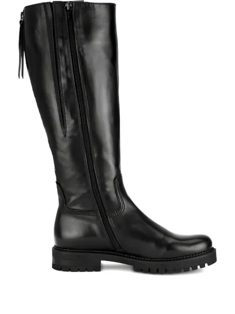 GABOR leather boots Black 5272757