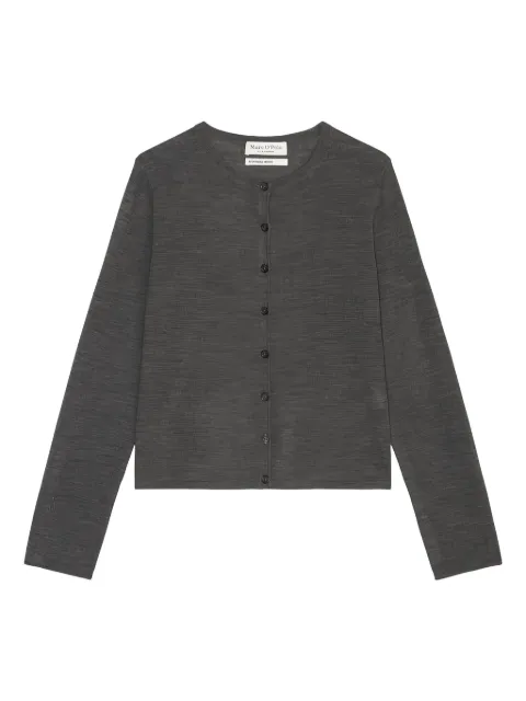 Marc O'Polo button-up knit cardigan Grey 408556161279