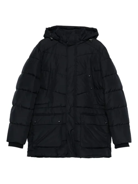 Geox Leitan quilted hooded jacket Blue M4628BT3144