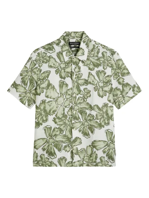 Marc O'Polo floral-print short-sleeve shirt Green 523721341134