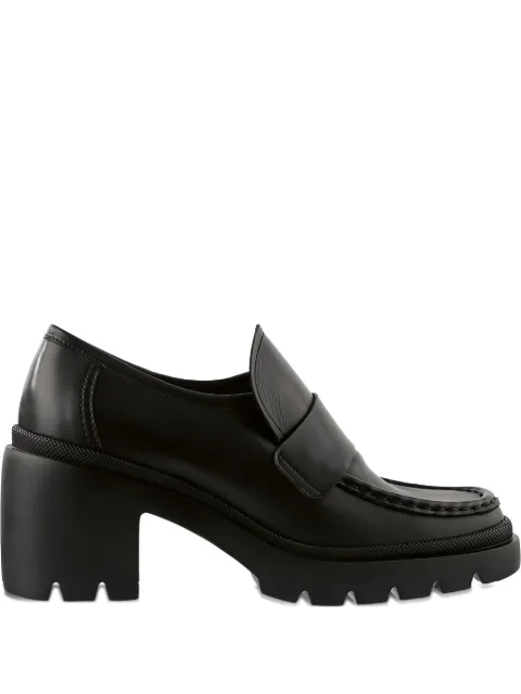 Hogl 50mm Bonnie chunky sole-penny loafers Black 8105403