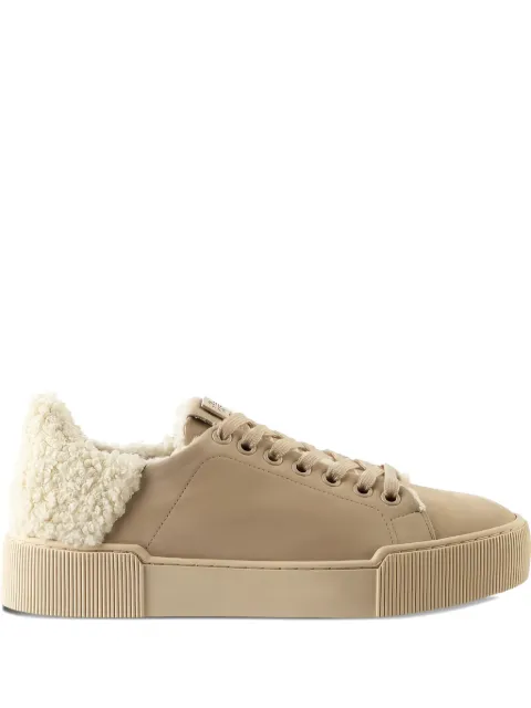 Hogl Fluffy lace-up sneakers Brown 81036421400