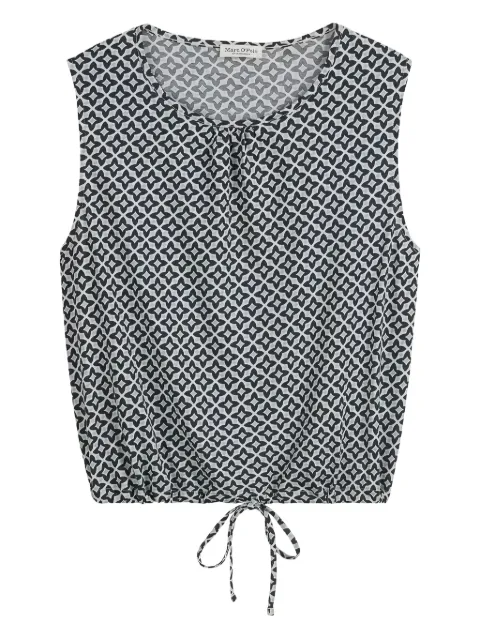 Marc O'Polo sleeveless patterned top Blue 504206750141