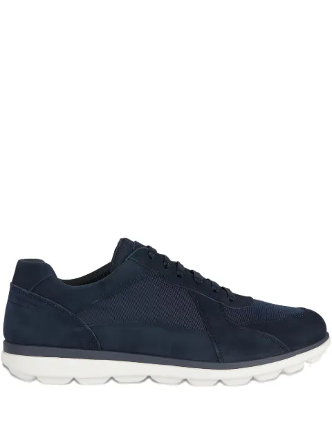 Geox Spherica EC12 Leisure suede mesh trainers Blue U45GRA02211C4002