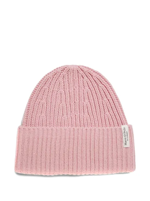 Marc O'Polo ribbed-knit beanie Pink 410517901209