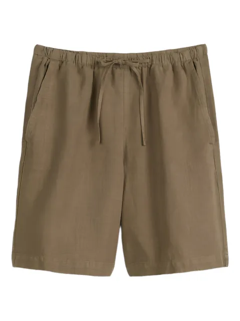 Marc O'Polo drawstring-waist linen shorts Brown 504011215049