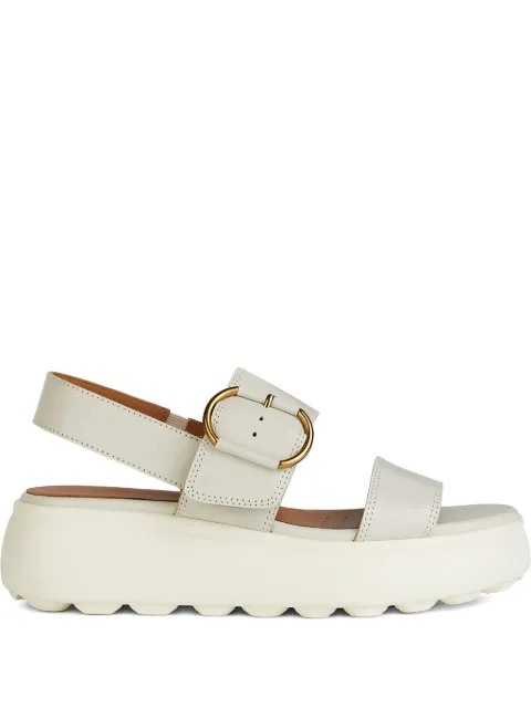 Geox 55mm Spherica platform sandals Neutrals D45D4B00043
