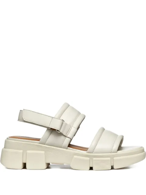 Geox Lisbona double-strap sandals White D45PSA000TUC5004