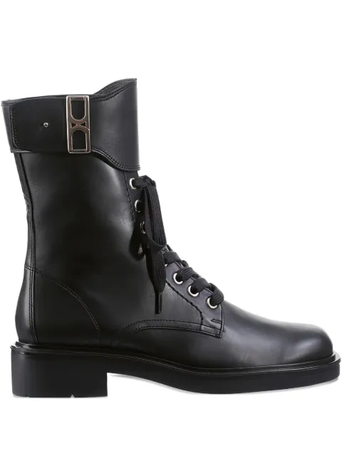 Hogl Nick lace-up leather combat boots Black 61019430100