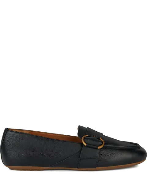 Geox buckle-detail loafers Black D45MUG00046