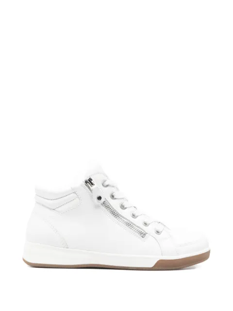 ARA zip leather sneakers White 124449969