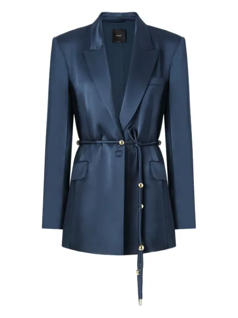 PINKO Carillon belted jacket Blue 105604A2RA