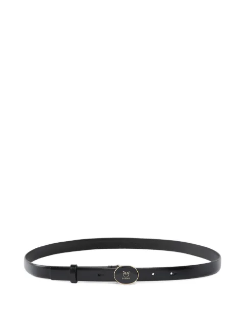 PINKO 2-cm belt with Love Birds logo Black 105466A2QL