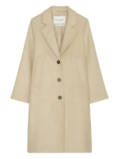 Marc O'Polo single-breasted coat Neutrals 408029471265
