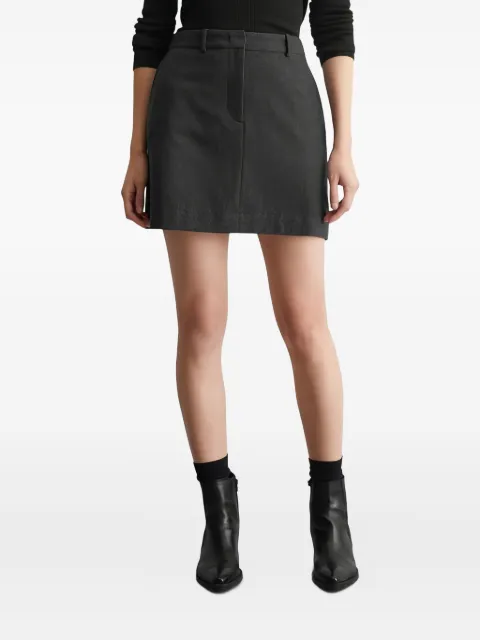 Marc O'Polo tailored mini skirt Grey 409020820233