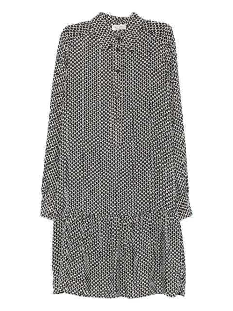 Marc O'Polo geometric print mini dress Black 409098321339