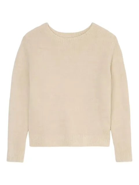 Marc O'Polo textured round-neck sweater Neutrals 410610960283