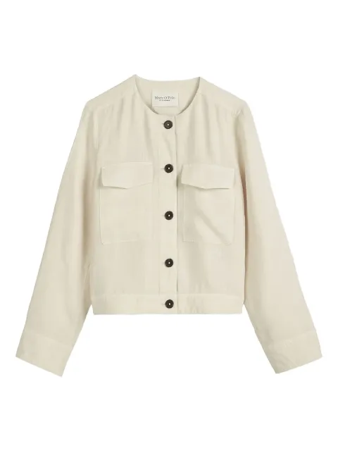 Marc O'Polo button-front jacket Neutrals 504011274101
