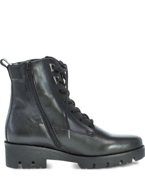 GABOR Davos chunky-sole lace-up combat boots Black 5277657