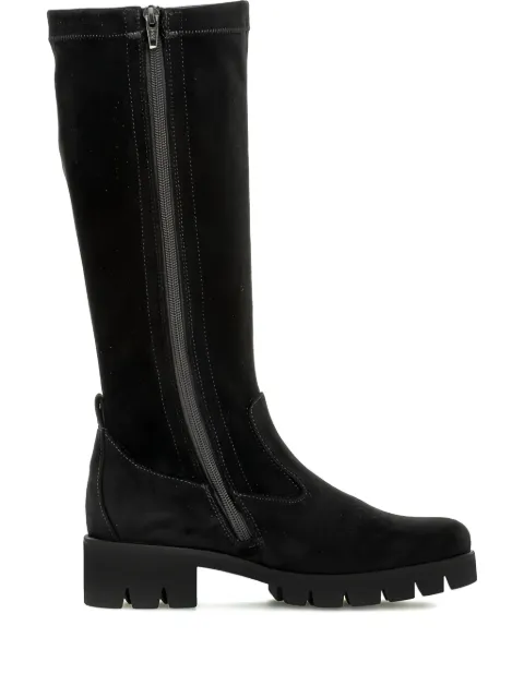 GABOR 30mm leather knee-high boots Black 5171947