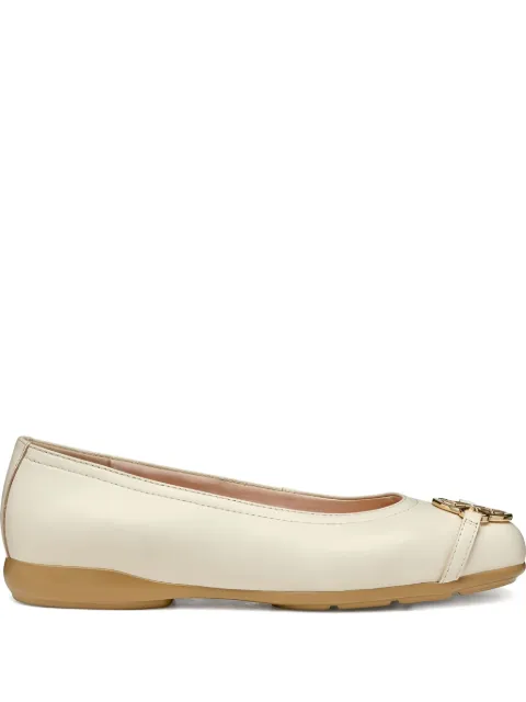 Geox Annytah buckle-detail ballet flats Neutrals D55XYA00085C1122