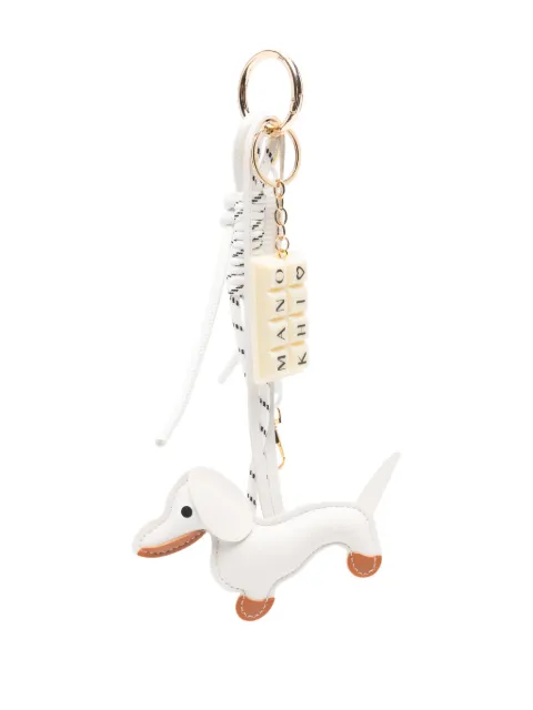 Manokhi dog-appliqué charm White MANO1004