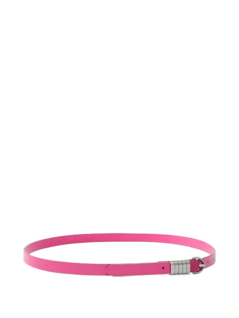 PINKO logo-plaque leather belt Pink 105479A1AC