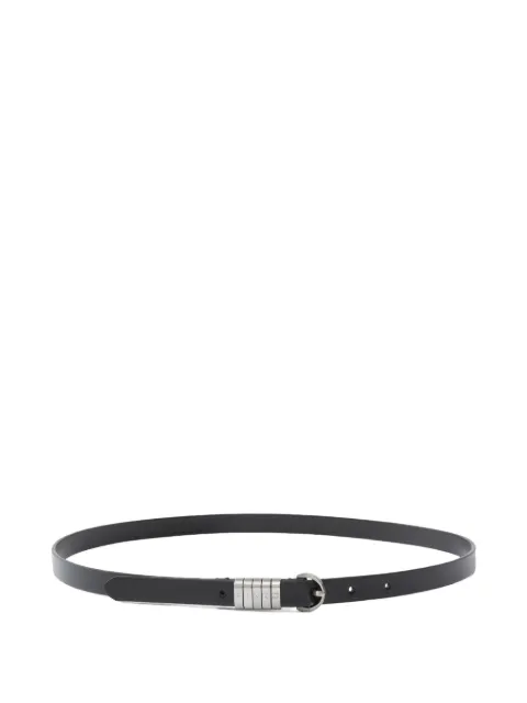 PINKO logo-plaque leather belt Black 105479A1AC
