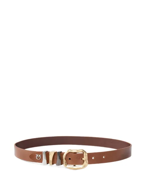 PINKO leather buckle belt Brown 105465A2QK