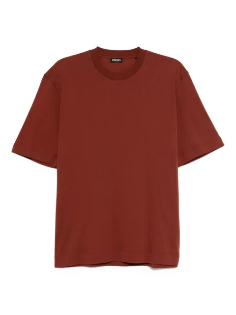 Zegna back-panel detail t-shirt Red UF366A9F734D09