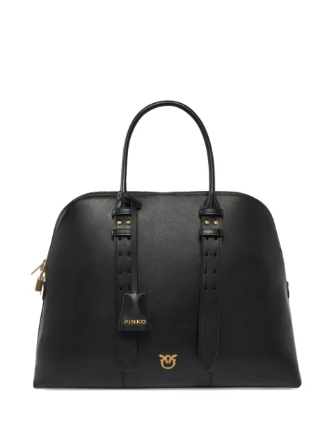 PINKO medium handbag Escape Bag in leather Black 105172A0QO
