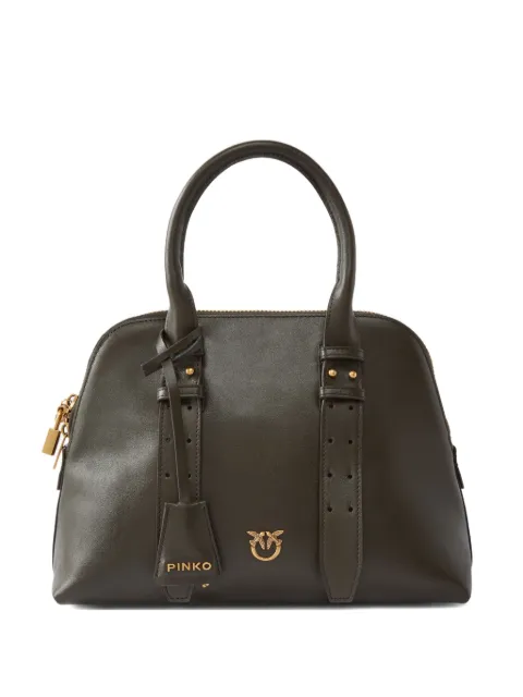 PINKO Love Birds-plaque tote bag Green 105906A0QO