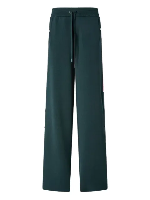 PINKO side-stripe trousers Green 105394A2FQ