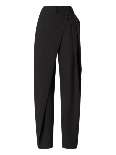 PINKO wide-leg wrap trousers Black 105570A18E