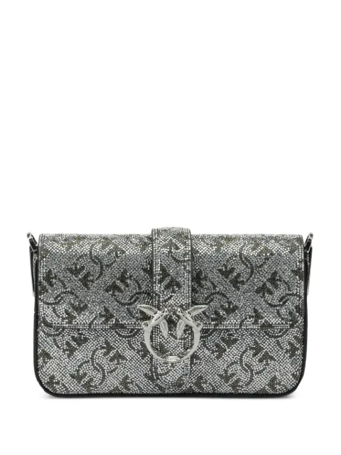 PINKO embellished cross body bag Silver 105353A20D