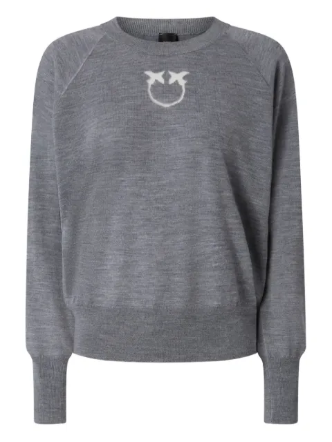 PINKO Lanzarote crew-neck sweater Grey 105417A18M