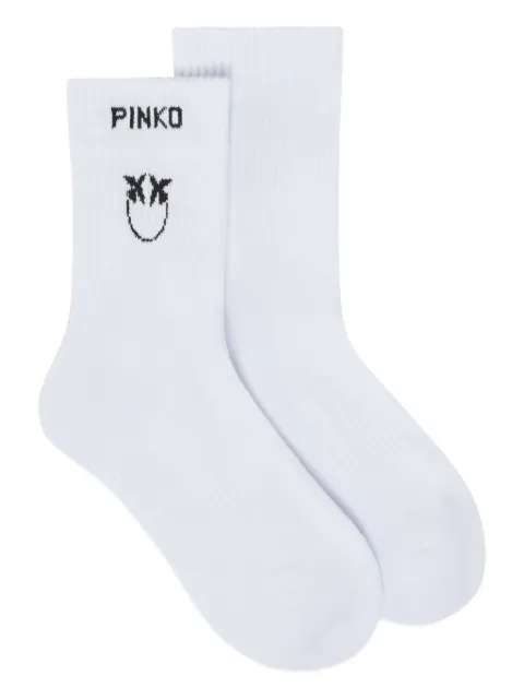 PINKO socks with Love Birds logo White 106071A302
